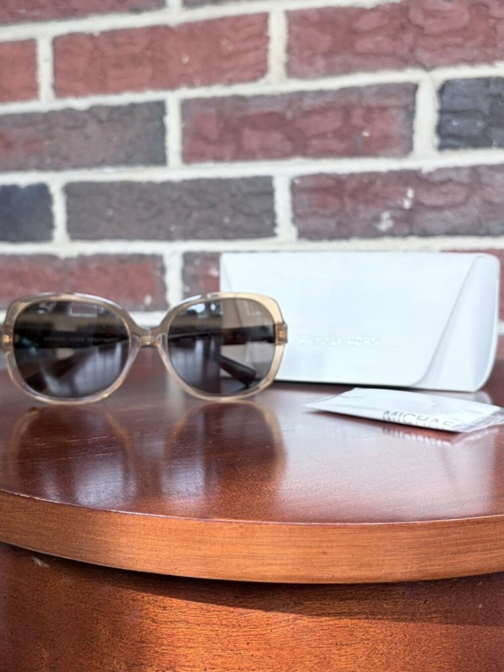 Michael Kors Oversized Square Sunglasses and Case NWT Isle of Skye MK6017